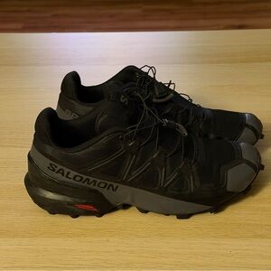 Salomon Speed Cross Black Grey Sz 9